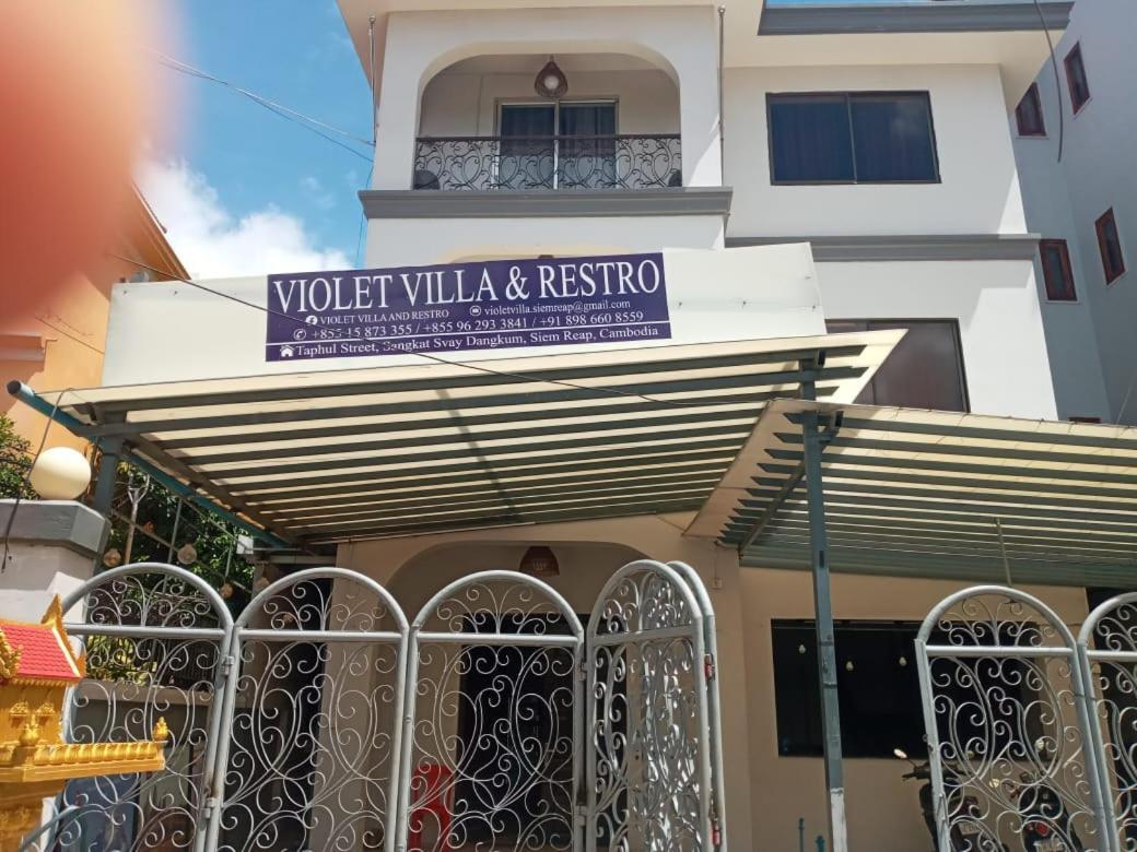 Violet Villa And Restro Siem Reap Eksteriør billede
